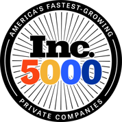 Inc. 5000 Logo celebrating Edgeium's  Growth